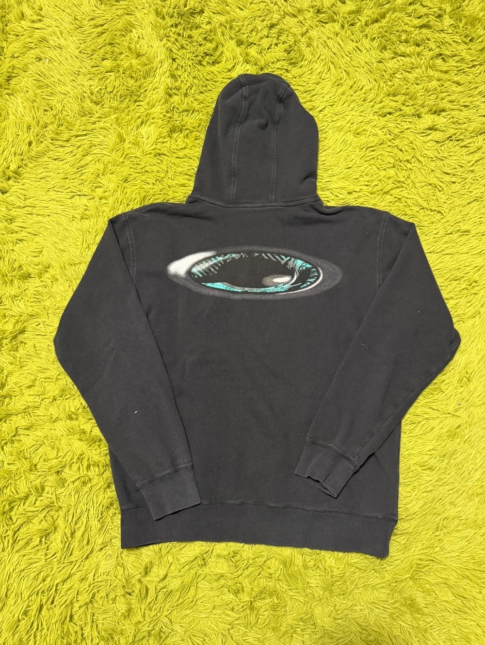 Oakley Liquid Ellipse Graphic Hoodie Size Small Black
